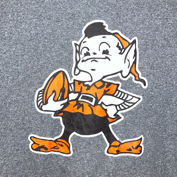 Cleveland Browns Nike Elf Logo Gray Shirt Men's Sz S Football Ohio - Picture 2 of 5